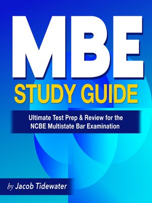 cover image of MBE Study Guide
